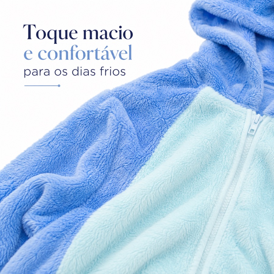 Toque macio e confortável
